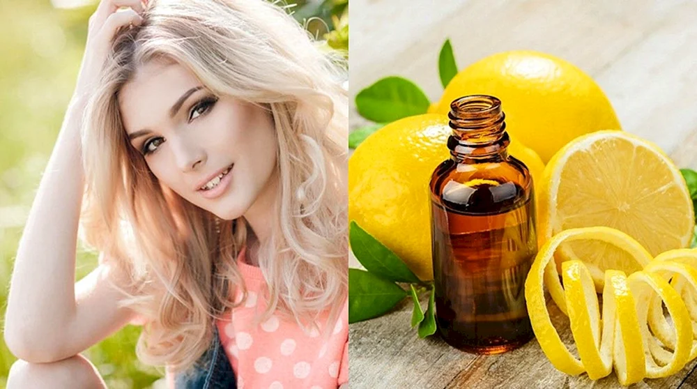 Zitronenöl für Haare