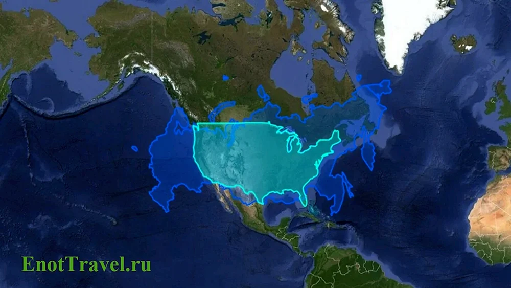 Karte von Russland 3d