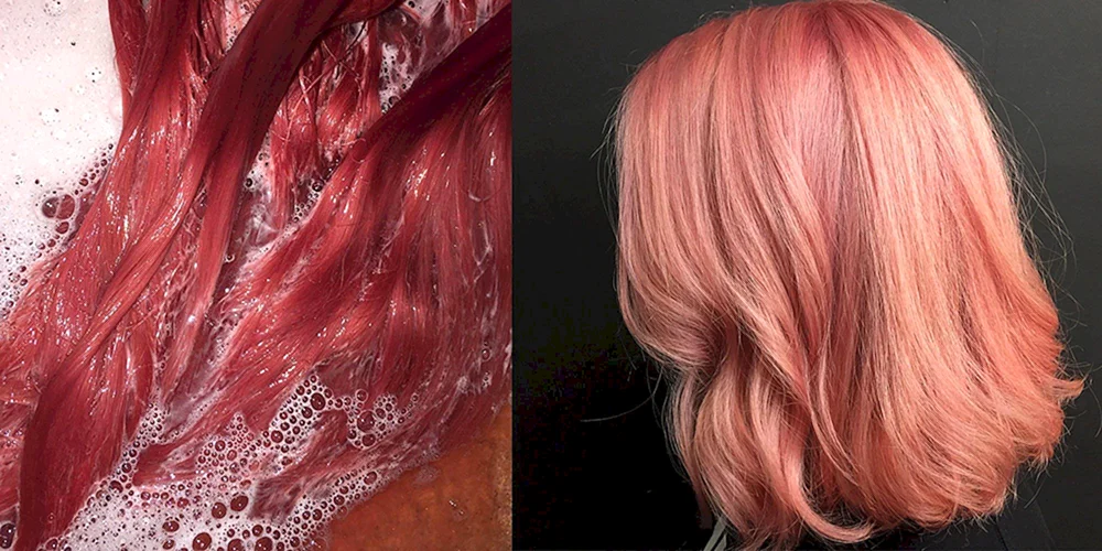 Al Fanning mit rosa Haaren