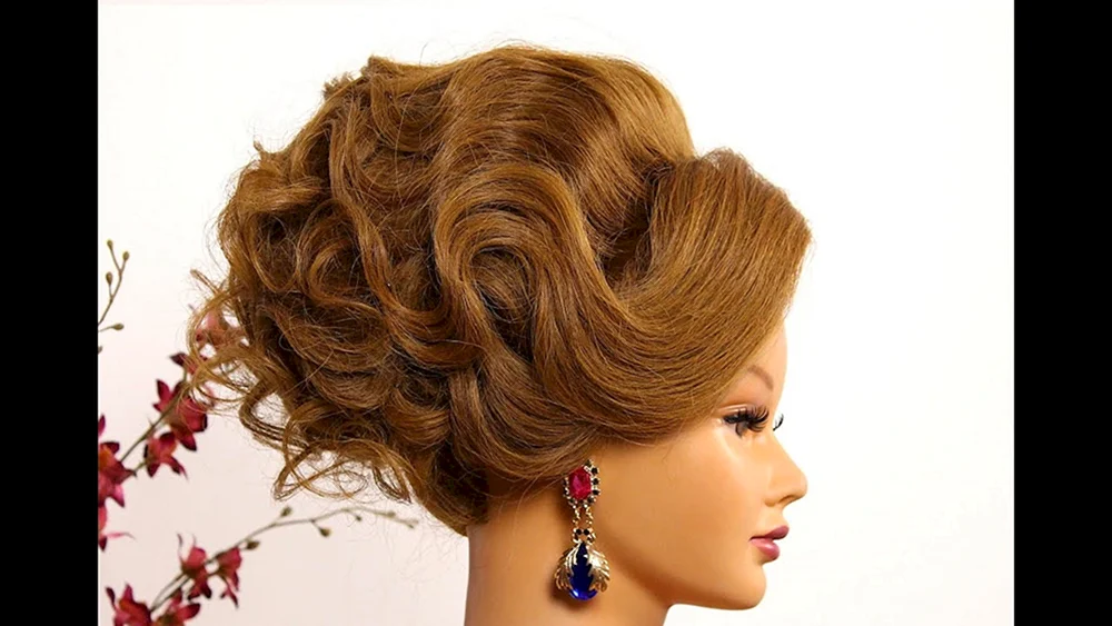 Abendfrisuren für mittleres Haar