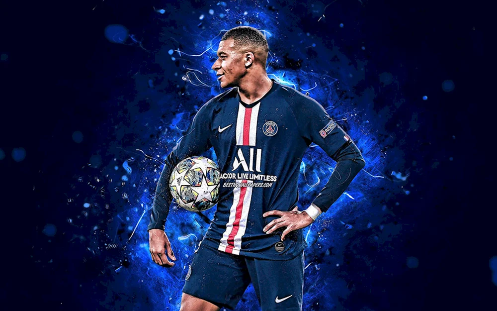Mbappe Fußballer pari sen- Germain