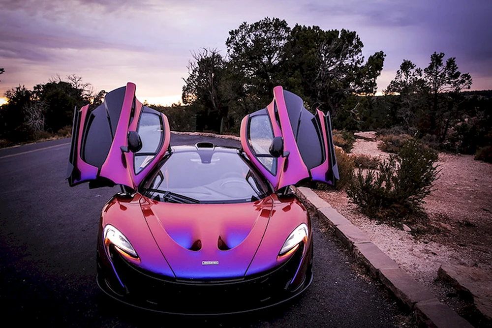 Lamborghini Aventador neonblau