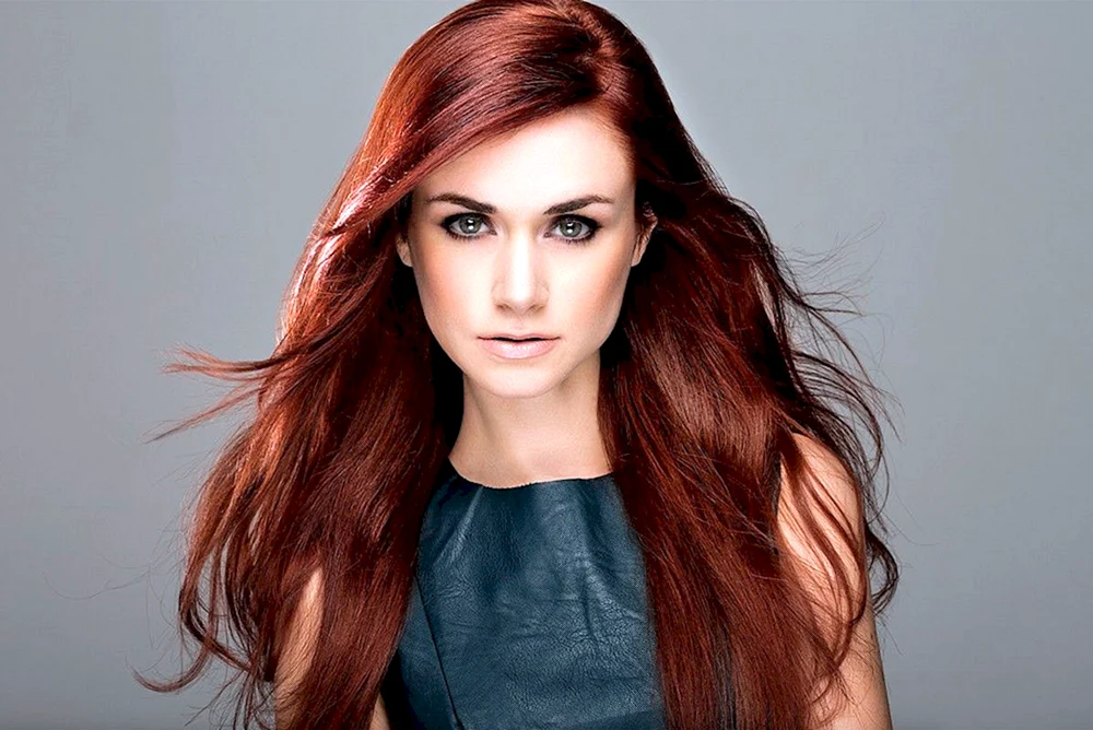 Rote Haarfarbe