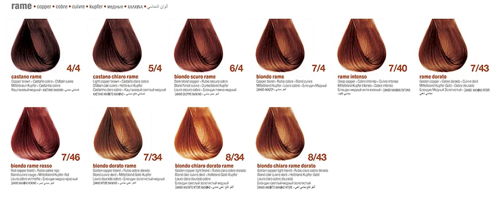 Copper Shades Estel Haarfarbe 7. 34