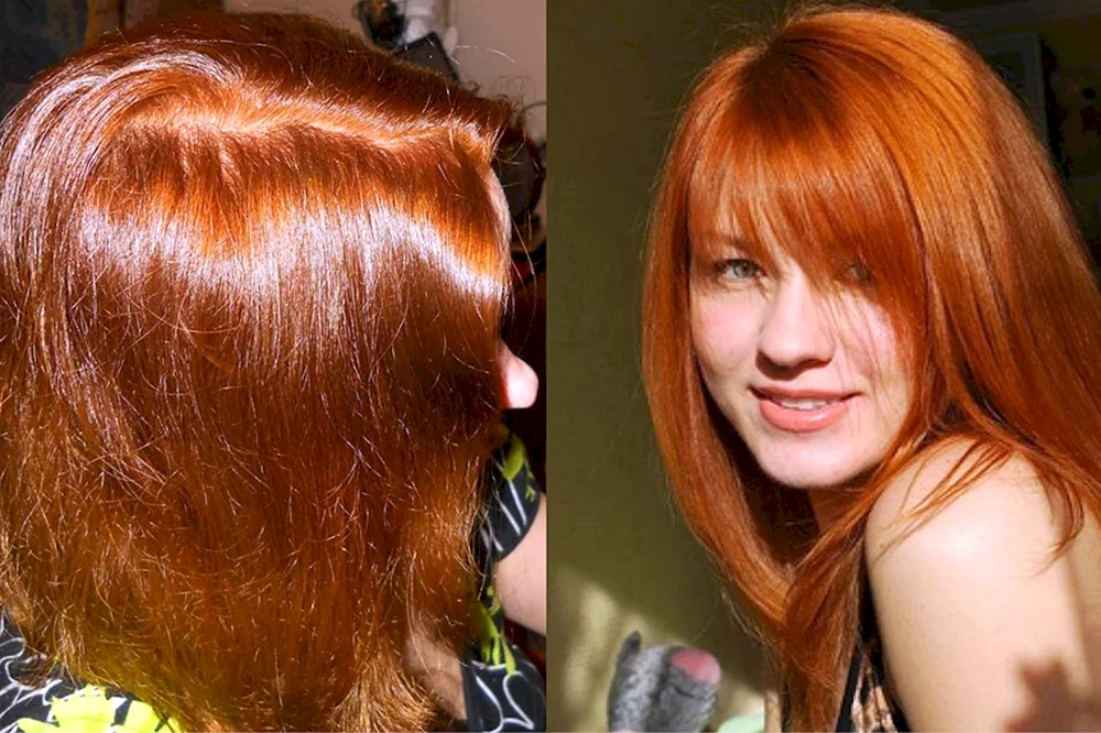 Ombré Balayage rot