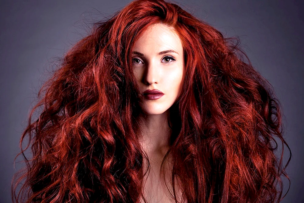 Kupfer Henna färben Haare