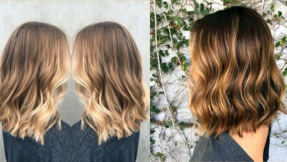 Med blonde Balayage