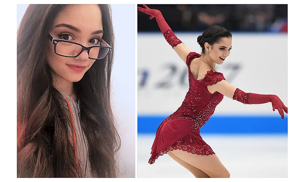 Medvedeva Eiskunstläuferin