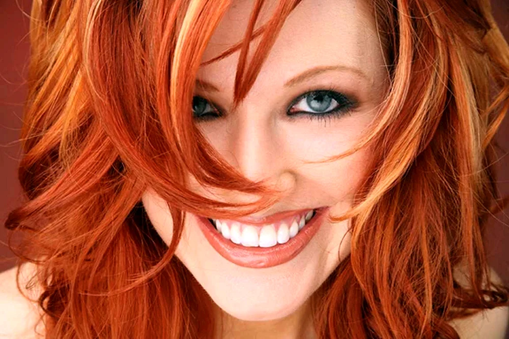 Bob Cascade Haarschnitt für mittleres rotes Haar