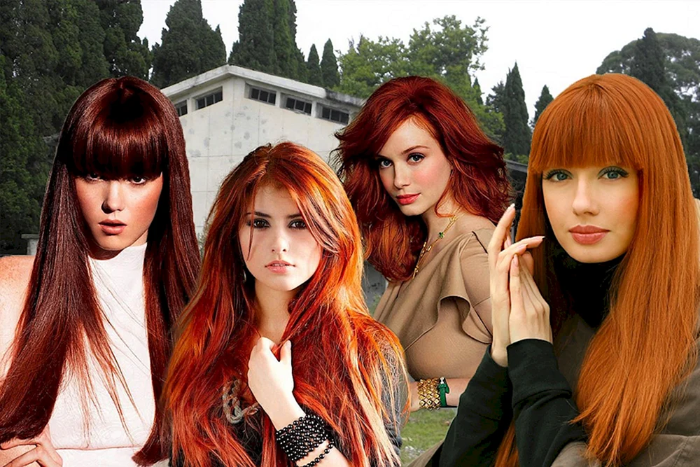 Rote Haarfarben