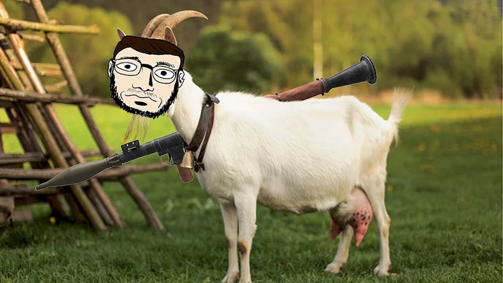 Schöne Ziege