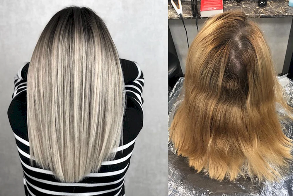Pepel Balayage auf Kareer