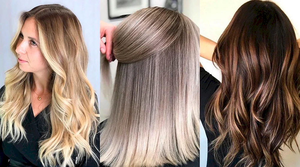 Dunkelblond Balayage