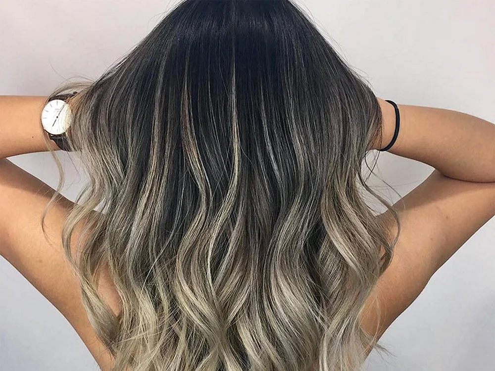 Balayage Färbung