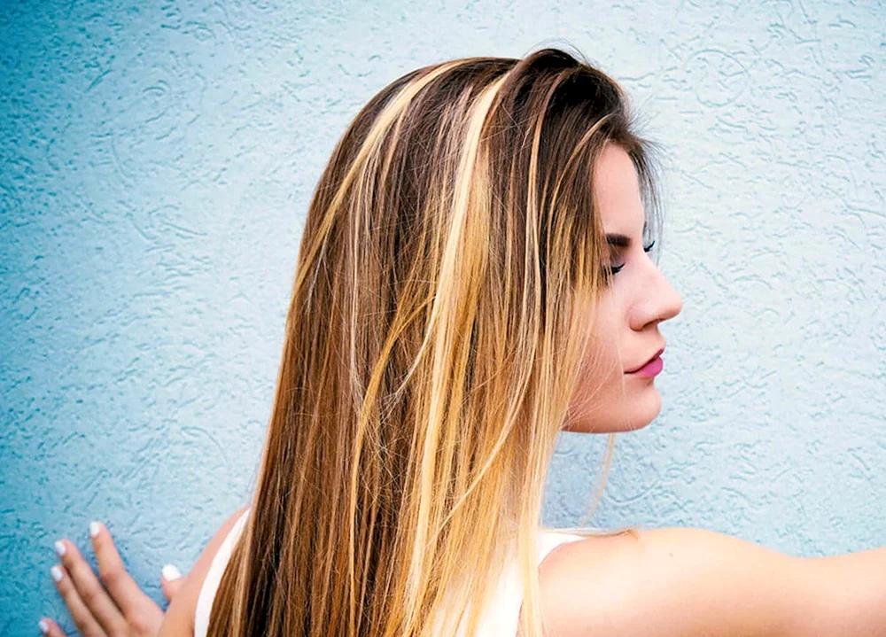 Mehrsträhnige Balayage