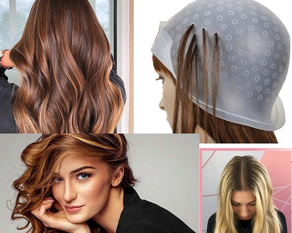 Folien-Balayage für kurzes Haar