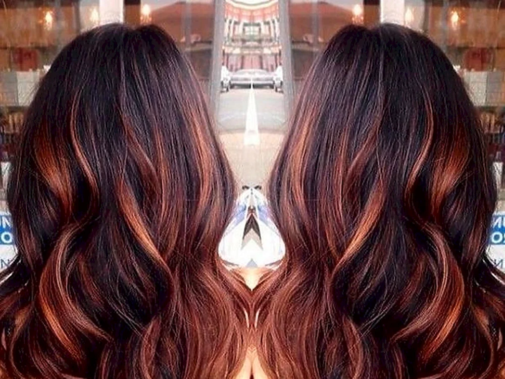 Meliniertes Haar von Henna