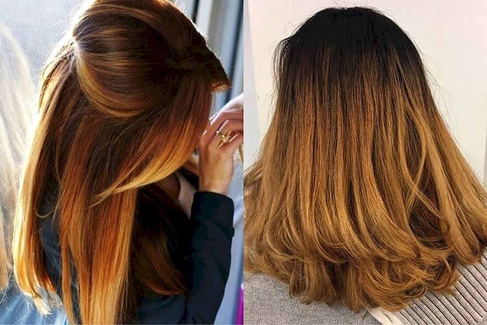 Schmelzen der Haarspitzen