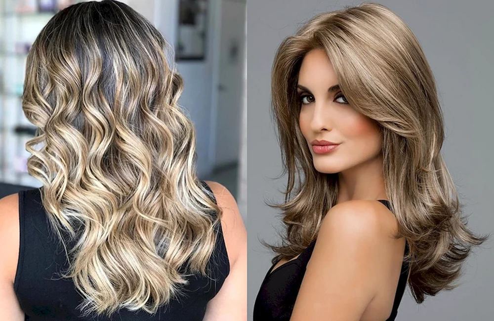 Balayage-Haarfärbung 2022