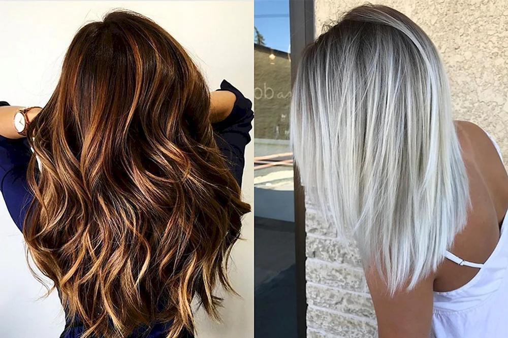 Shatush Balayage auf Braunen