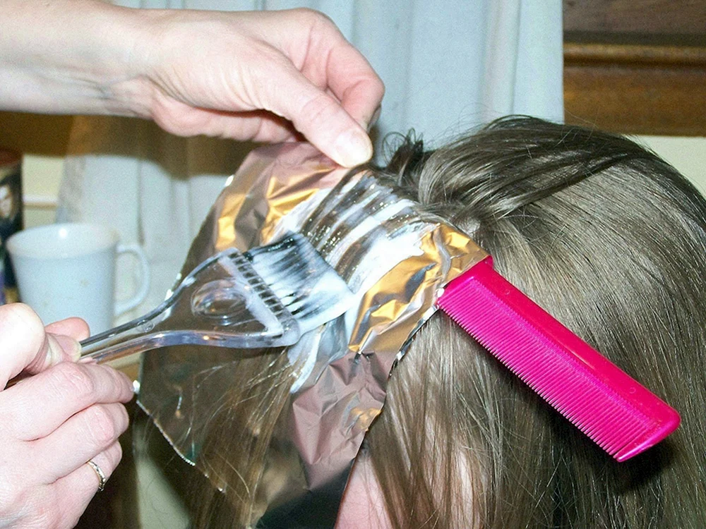 Balayage-Haarfärbung Balayage
