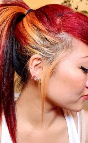Rote Haare färben
