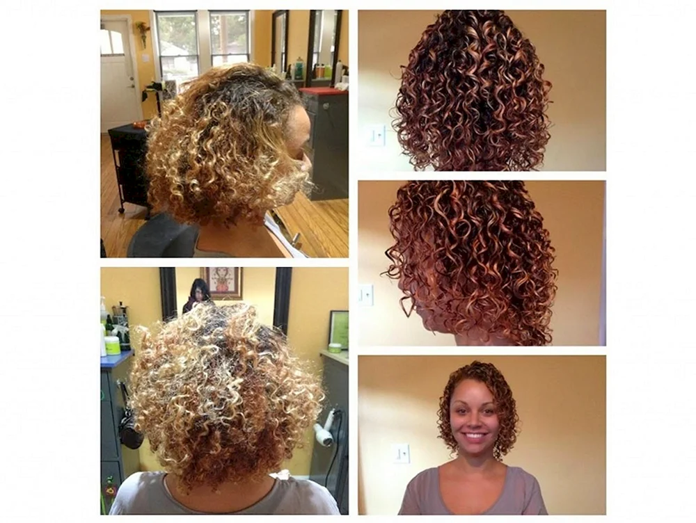 Locken färben Alfro Locken Hannah
