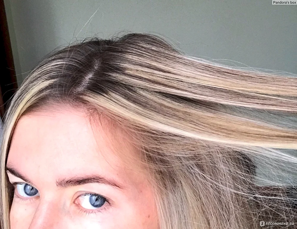 Schönes Wurzelbalayage