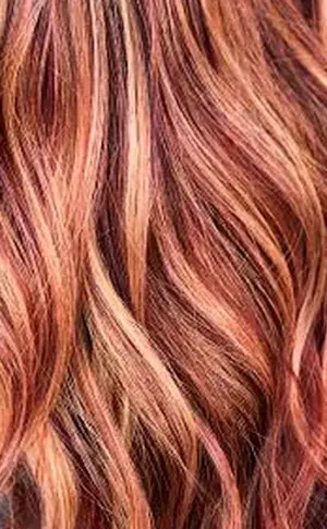 Rote Haarfarbe