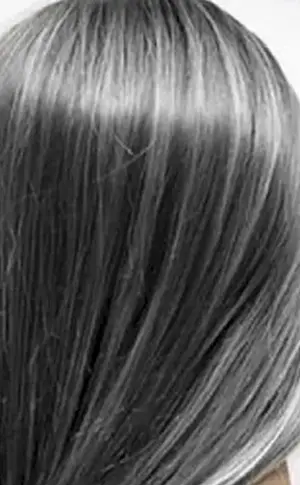 Graue Haare färben