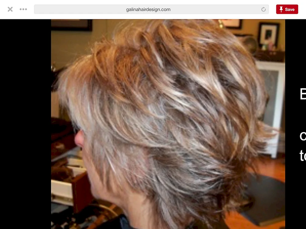 Graue Haarfarbe für kurzes Haar