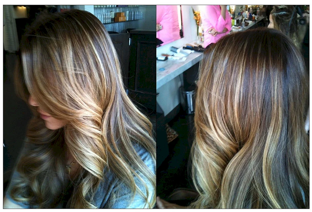 Haarfärbung für dunkelblondes Haar
