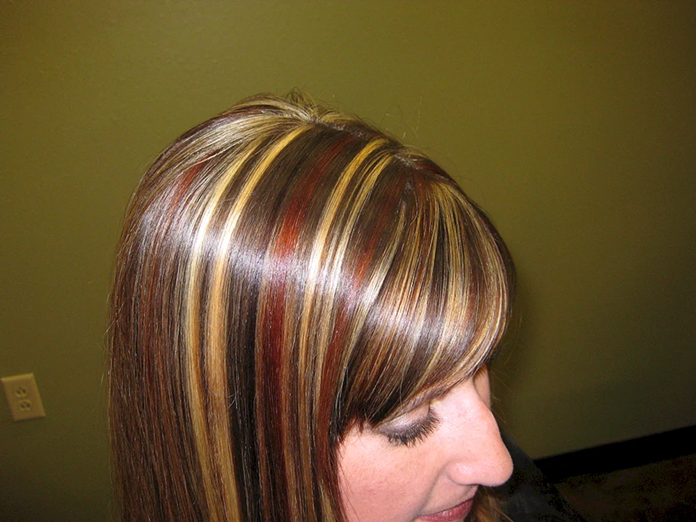 Balayage blondes Haar