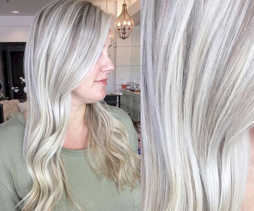 Peel Haarfarbe mit Aschetönung