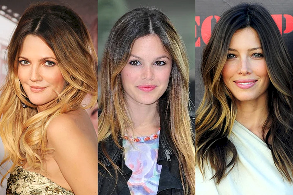 Balayage Färbung Shatush
