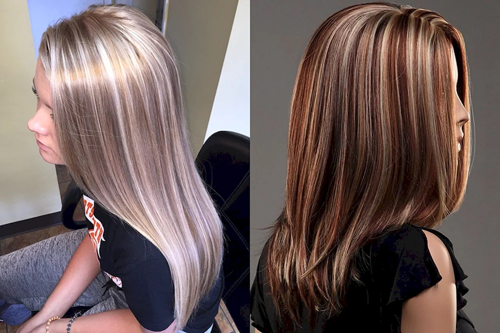 Dunkelblondes Balayage