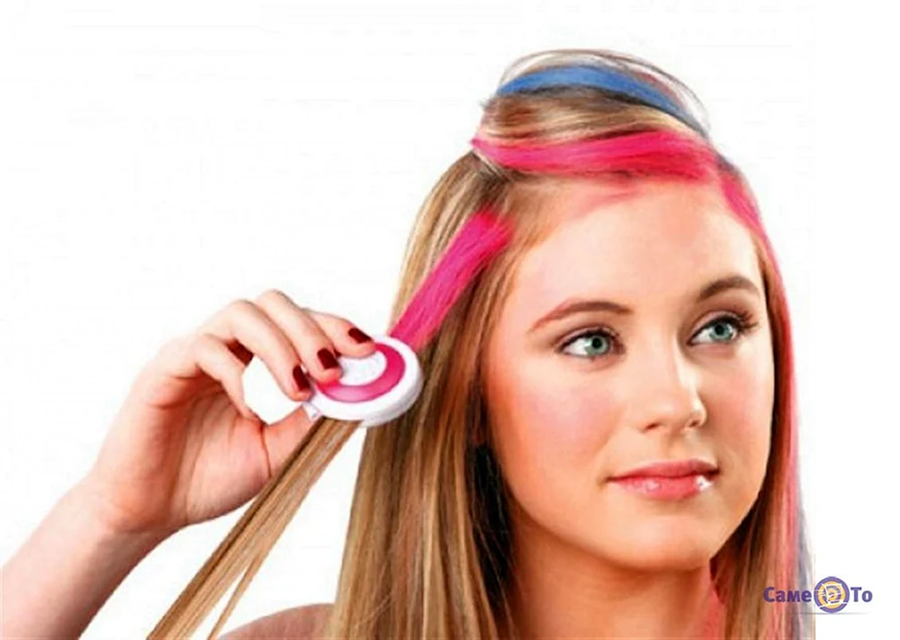 Schöne gefärbte Haare