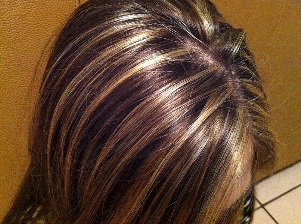 Färben von grauem Haar