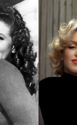 Marilyn Monroe ohne Make-up