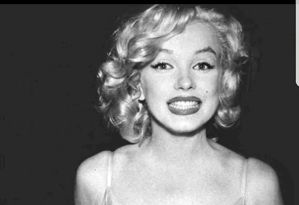 Marilyn Monroe ohne Make-up