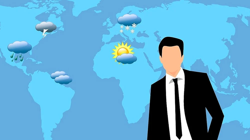 Wetterhintergrund für Präsentation