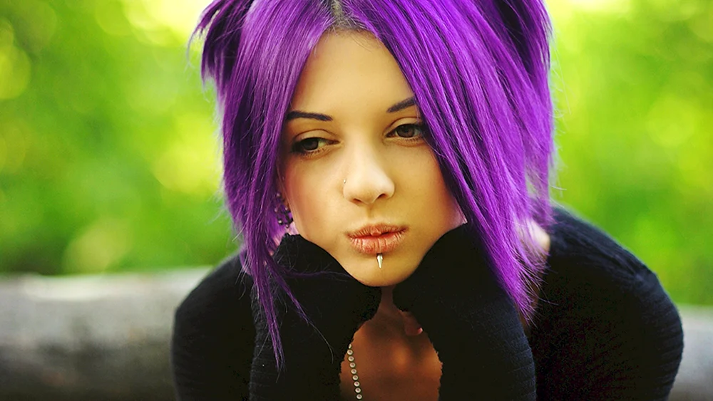 Purple Hair