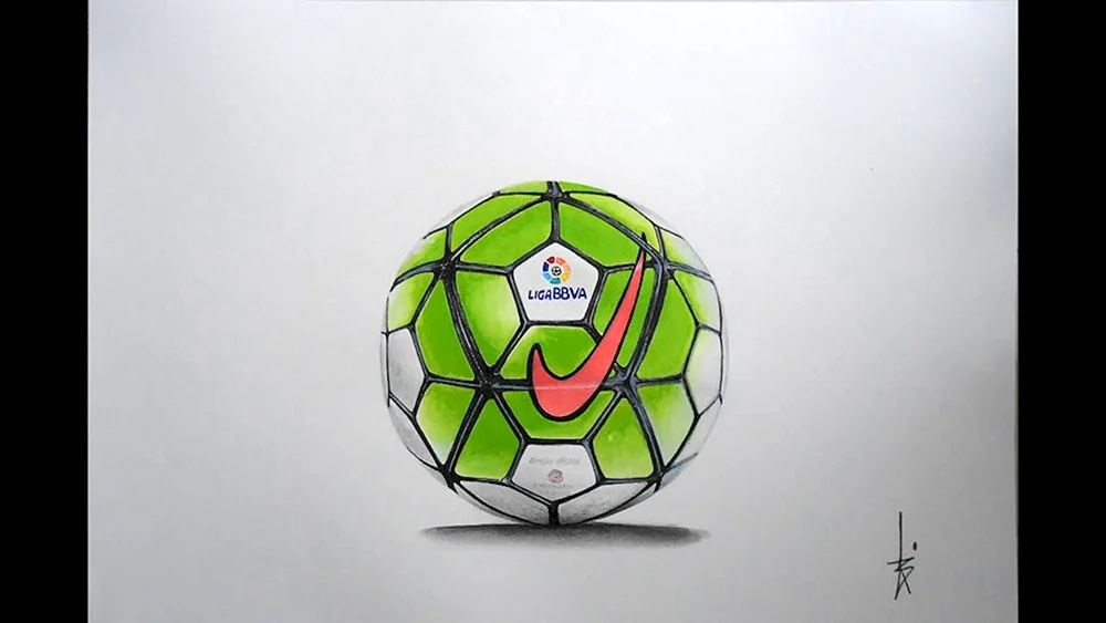 Schritt für Schritt einen Fußball zeichnen