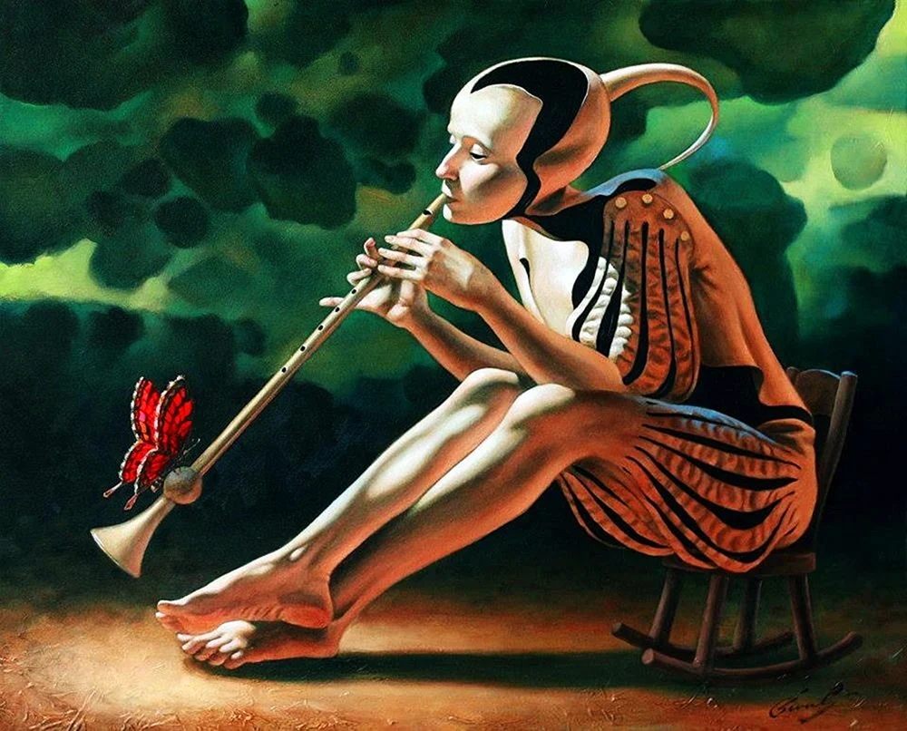 Surrealistischer Künstler Vladimir Kusch