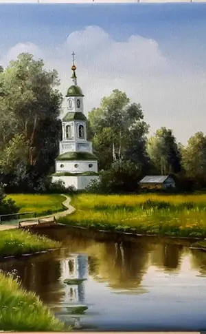 Michail Satarow Kirche am Fluss
