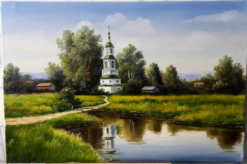 Michail Satarow Kirche am Fluss