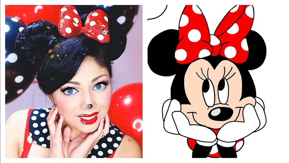 Mickey Mouse und Minnie Mouse