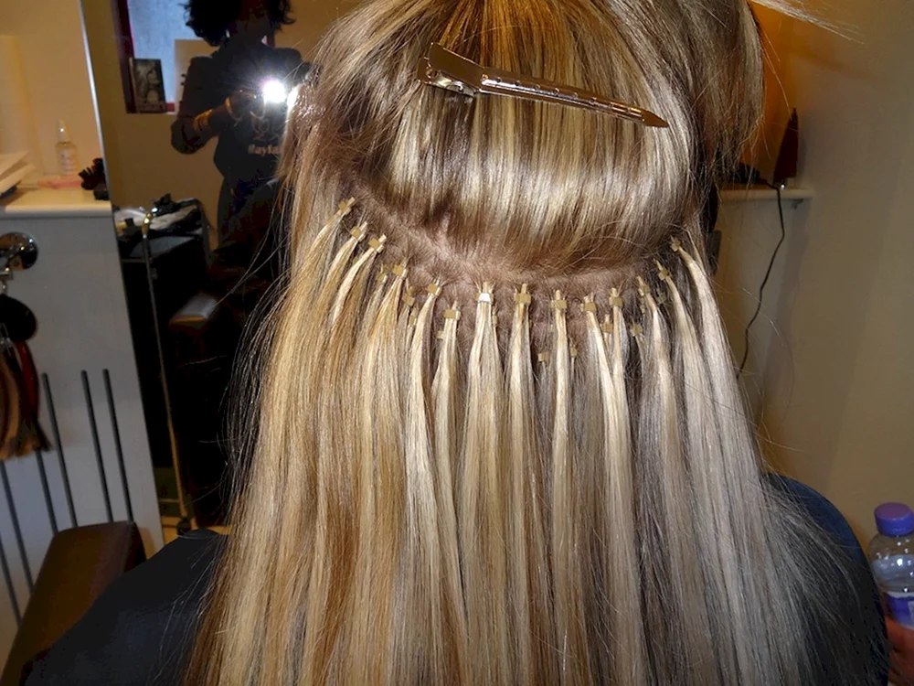 Micro nano capsule hair extensions