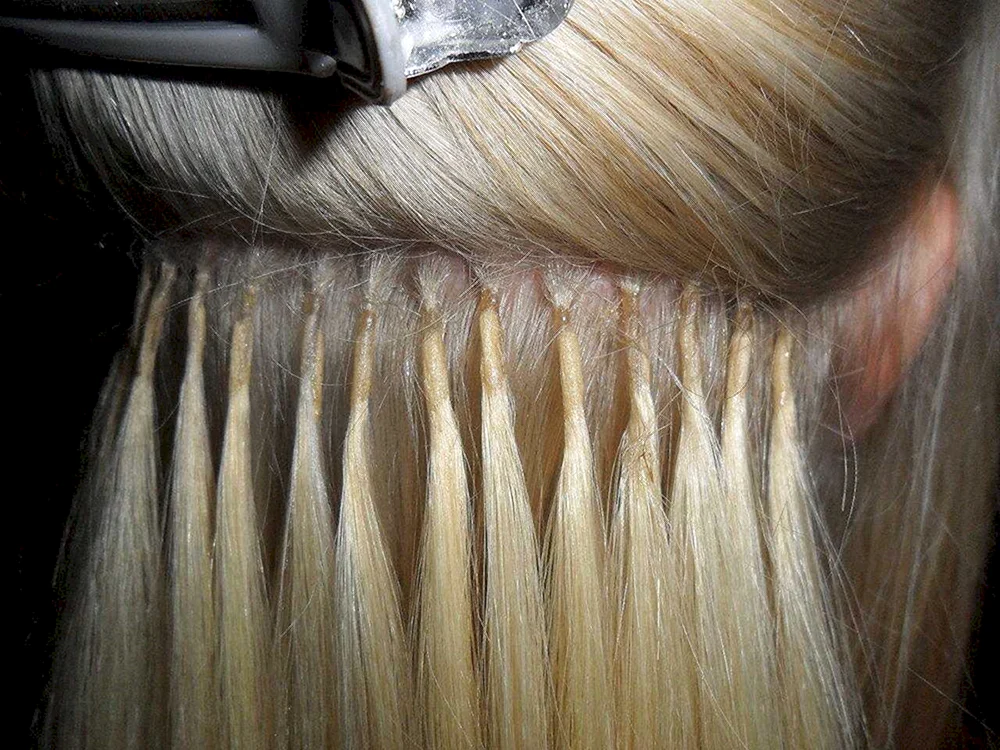 Braune Haare