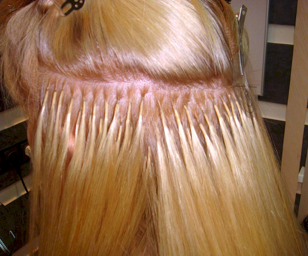 gewachsenes Haar